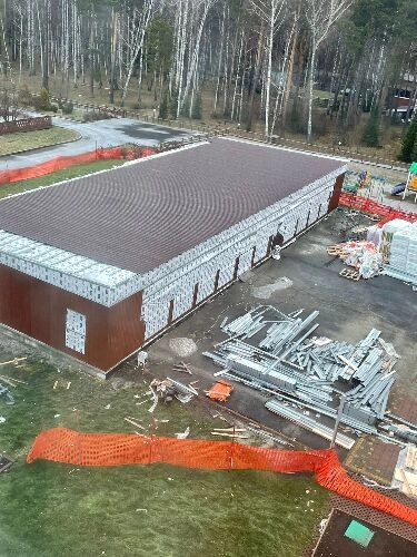 Здание пункта проката 12х32м. Каркас ЛСТК (изображение №5)