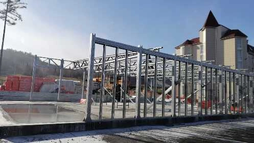 Здание пункта проката 12х32м. Каркас ЛСТК (изображение №9)