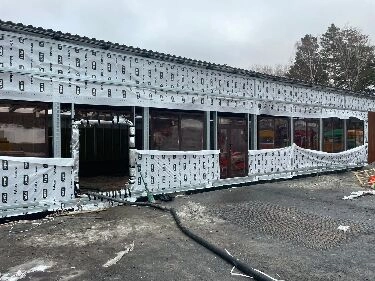 Здание пункта проката 12х32м. Каркас ЛСТК (изображение №3)